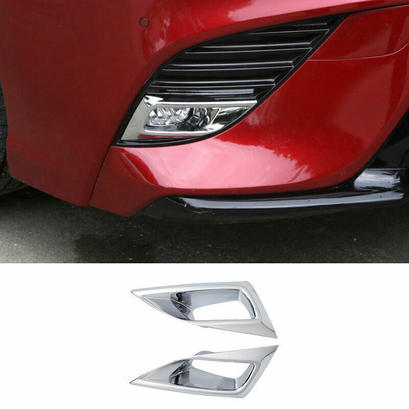 for Toyota for Camry SE XSE 2018-2020 Chromed Style Front Fog Light Lamp Cover Trims