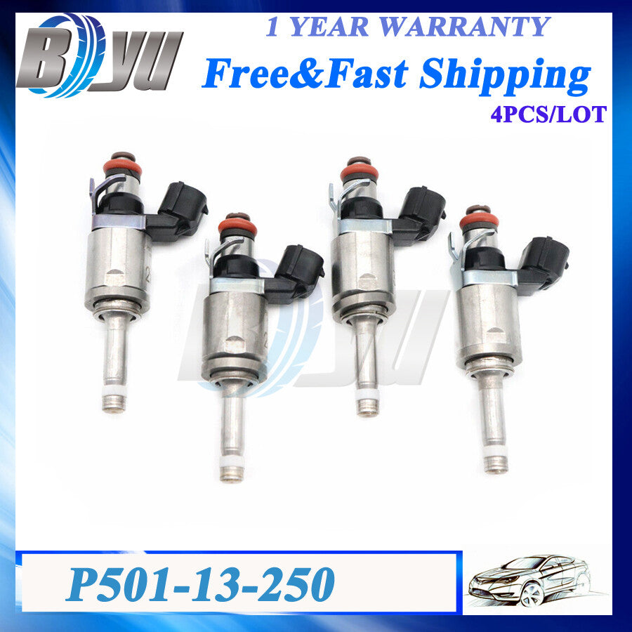 New Set for Fuel Injectors For P501-13-250 for Mazda 2 3 MX-5 Europe