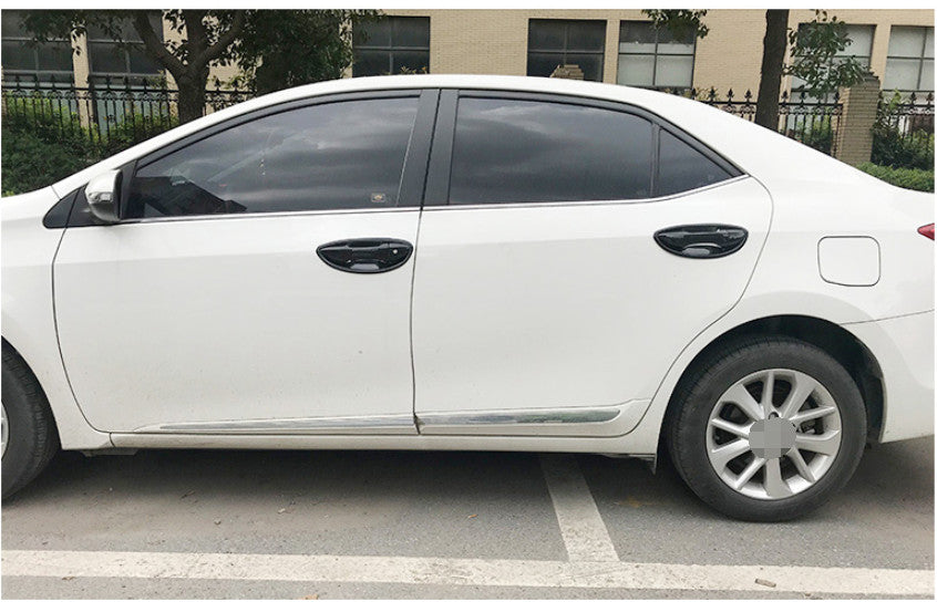for Toyota for Corolla 2014-2018 Carbon Fiber Outside Door Bowl Molding Trim Cover