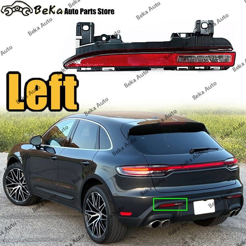 1Pcs for Porsche Macan 95B 2022-2023 Left Rear Bumper Reflector TailBrake Lamp