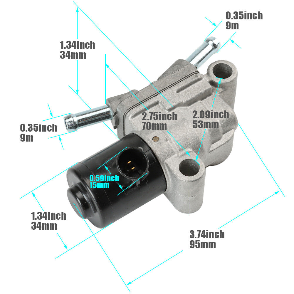 1 piece 36450-PT3-A01 Idle Air Control Valve (IACV) for Honda Accord 1990 - 1993 91