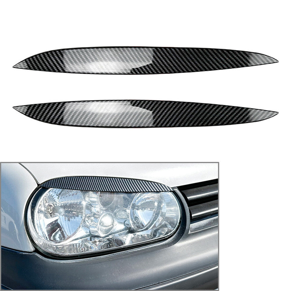 Car Headlight Eyebrow Eyelid Cover Trim FIT for VW for Golf MK4 1997-2005