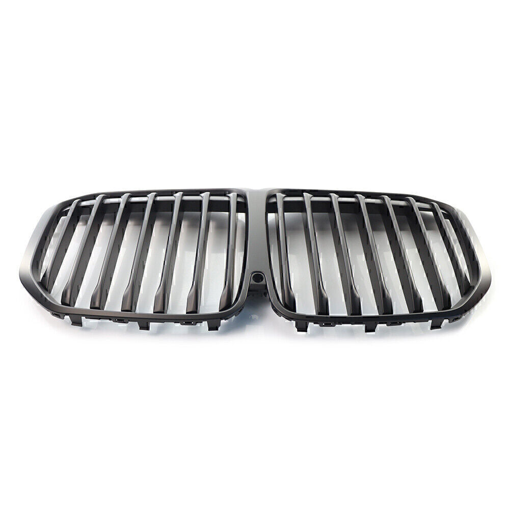 1x Matte Black Car Front Kidney Grille Fit for BMW X7 G07 2019-2022 2021 2020