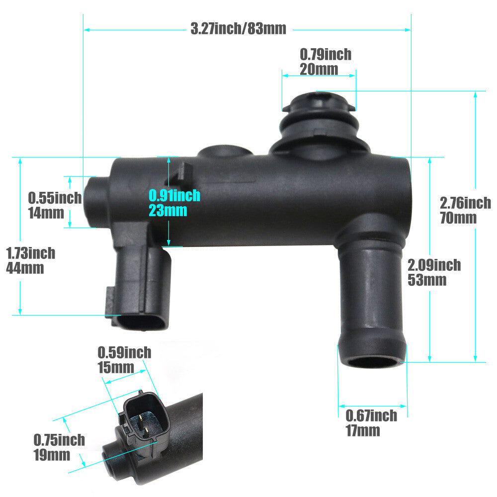 Evap Steam Tank Vent Solenoid Valve for 911 -503, suitable for 4.0L and 3.5L daily production tanks. (14935-AM60A-)