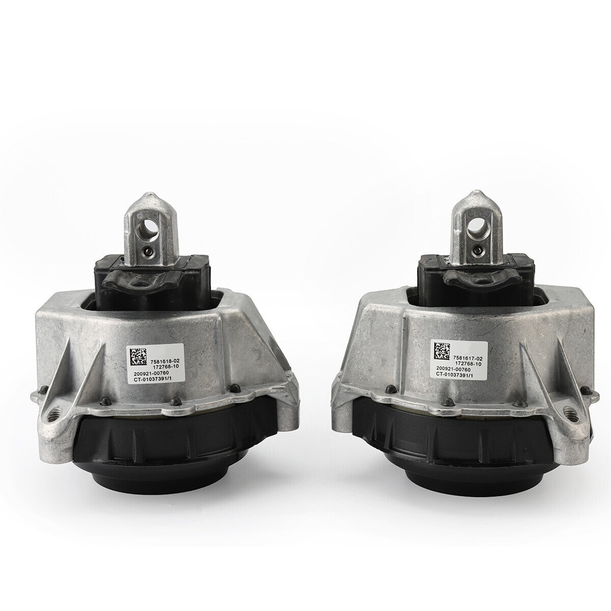 Approximately 2 engine motor brackets (22117581617 and 22117581618) are suitable for BMW 430i and 330e-.