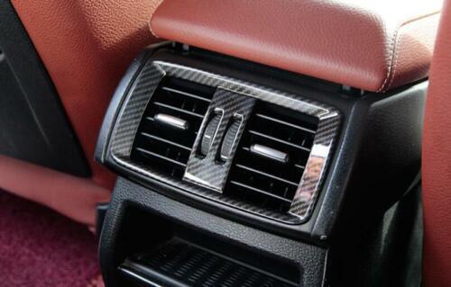 ABS Carbon Fiber Fit for BMW X3 F25 X4 2011-2017 Rear Air Outlet Vent Cover Trim