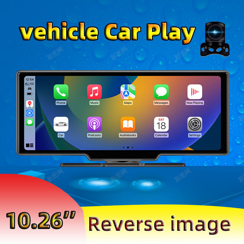 10.26-inch for Smart Screen Wireless CarPlay Android Auto BT AUX Portable Car Radio