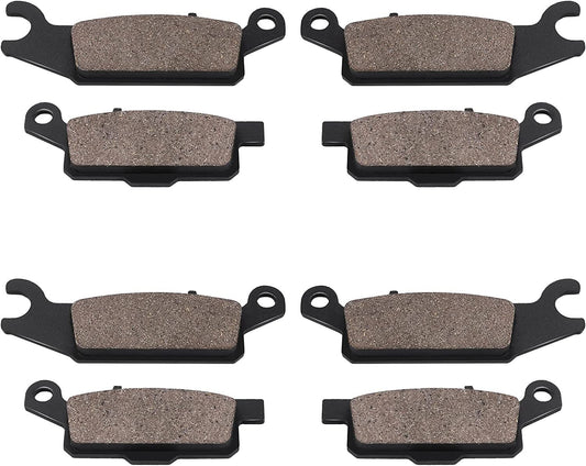 Front Rear Brake Pads for YAMAHA YFM550 YFM 550 Grizzly 550 2009 2010 2011 2012
