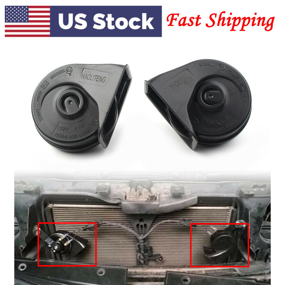 Universal Snail Horn 12V 125db Waterproof Loud Dual Pitch for Honda , for Ford for BMW