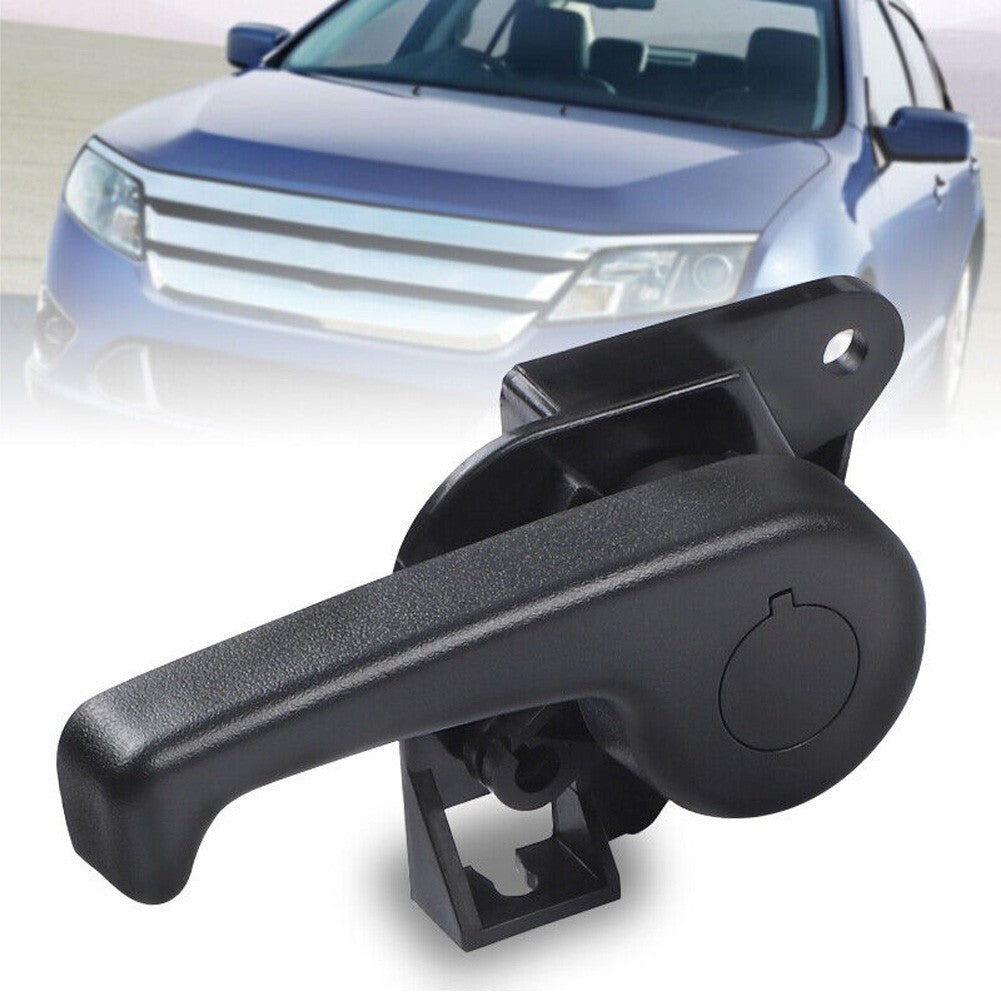 Car Auto Hood Latch Release Pull Handle 2013-2017 for Ford Fusion MKZ Black