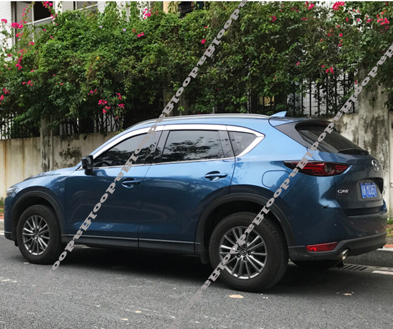 for Mazda CX-5 2017-24 Chrome Deflector Window Visors Guard Vent Weather Shield