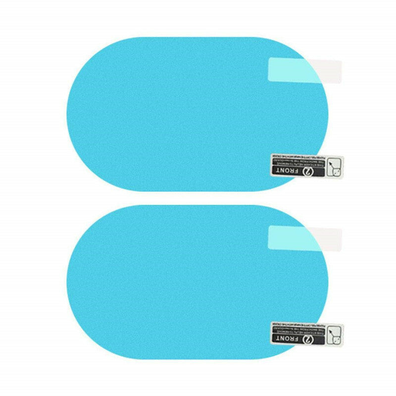 4Pcs Car Rear View Mirror Film Anti Glare Anti Fog Rainproof Waterproof Membrane