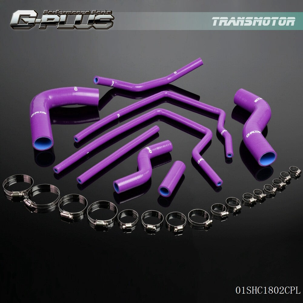 Purple silicone heatsink hose suitable for 96-00 for Subaru Impreza GC8 GF8 STI EJ20 WRX