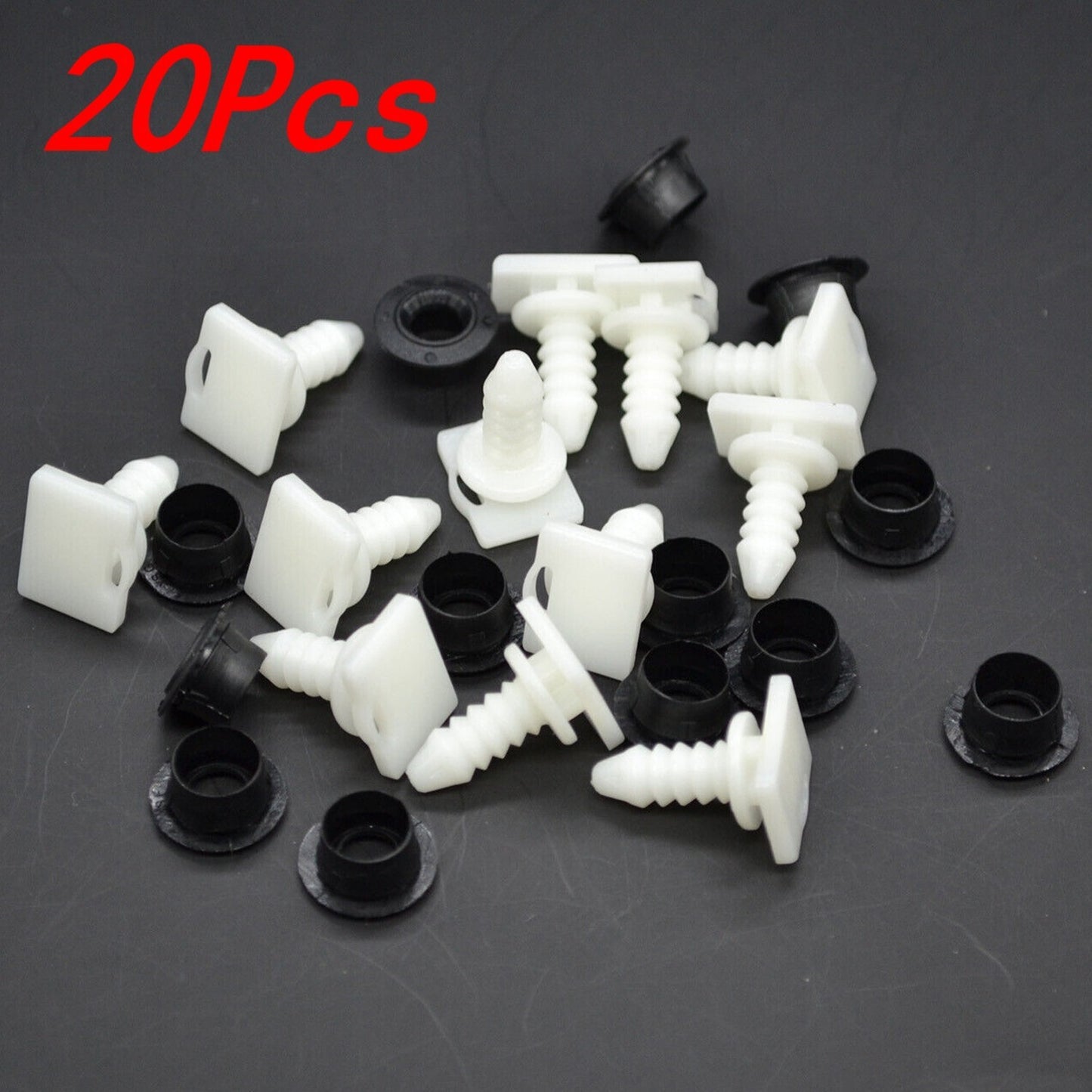 20X for VW for Golf for Jetta MK2 Corrado 191853577A Door Moulding Clips  Grommet Set