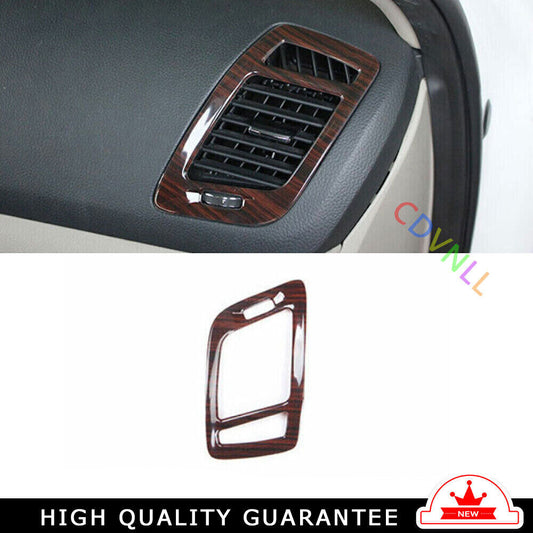 Right AC Air Outlet Vent Cover Trim for Kia K5 Optima 2011-2015 Brown Wood Grain