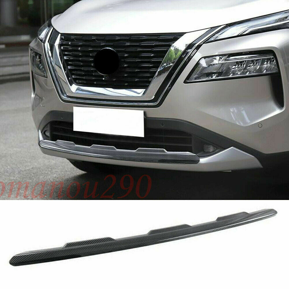 for Nissan Rogue 2021-2023ABS Carbon Fiber FrontRear Bumper Molding Cover Trim
