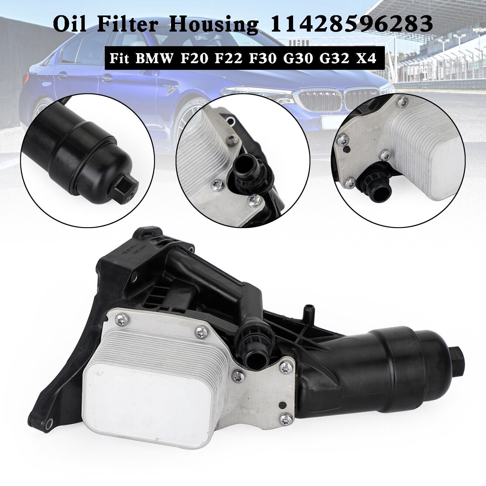 Engine Oil Filter Housing Assembly 11428596283 for BMW F20 F22 F30 G30 G32
