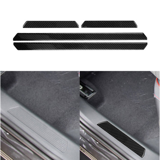 Carbon Fibre Door Sill Wear Trim for VW for Golf 8 MK8 GTI 2021