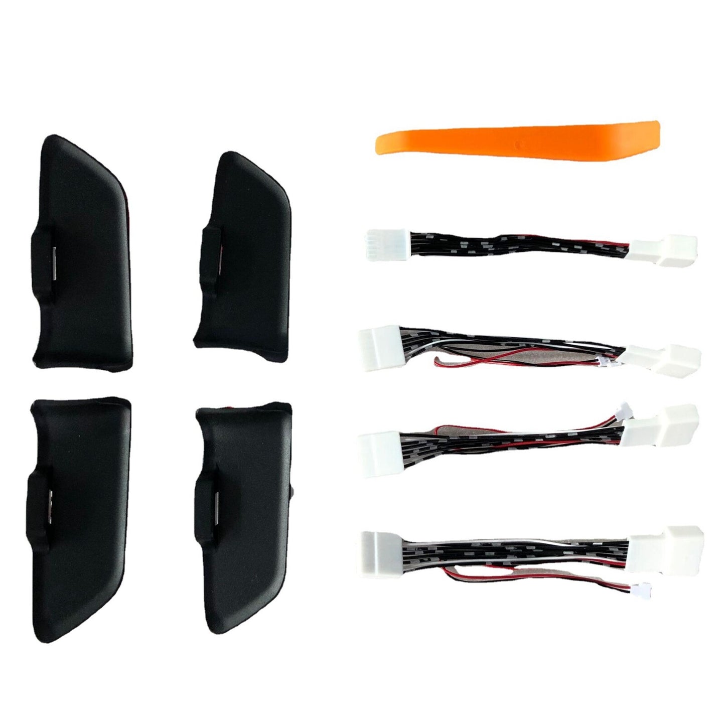 1 set Interior Door Handle LED Blue Lights Lamps for Toyota for Corolla 2019-2022 AT