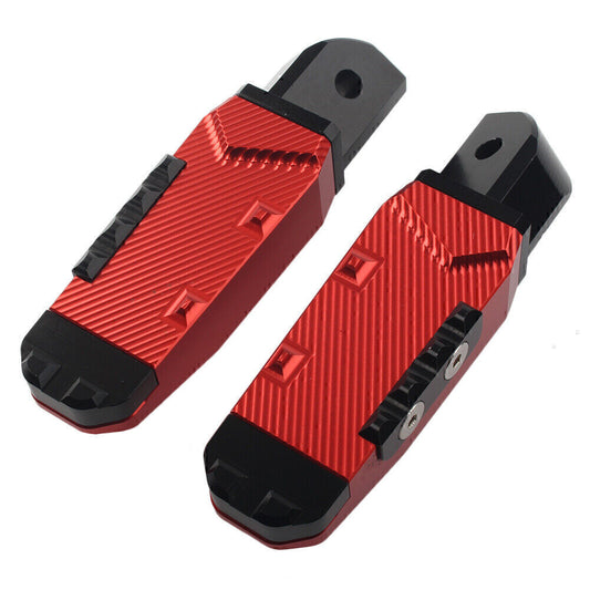 Rear Passenger Footrests Foot Pegs Pedal Pads Fit for Yamaha YZF R1 R6 R1M R1S Red