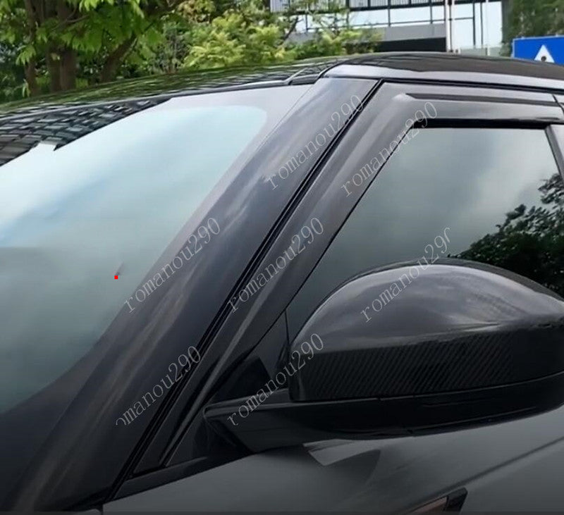 6p For 2018-2021 for Range Rover Velar Black Window Visor Vent Shades Sun Rain Guard