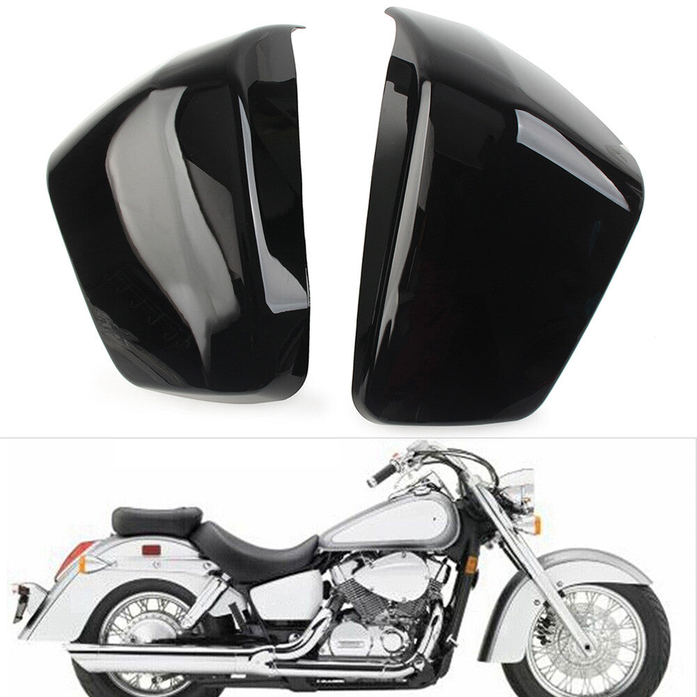 Battery Side Fairing Cover Fit for Honda Shadow Aero VT400 04-11 / VT750 04-13 Black