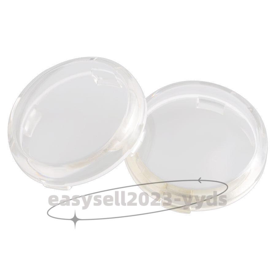 2x Clear Turn Signal Light Lenses Cover for Harley Dyna Street Glide Road King