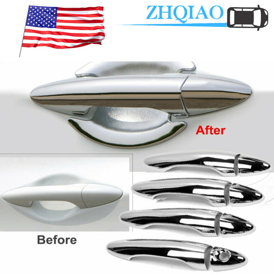 Fit for Kia Optima K5 2011-2015 Accessories Chrome Side Door Handle Cover Trim 8Pcs