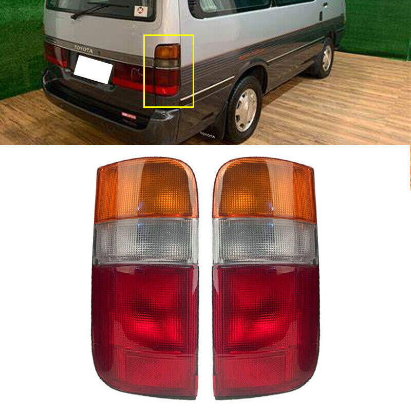 2-Piece for Toyota Hiace Commuter Van LH112 LH125 1989 - 2004 Taillights LHRH