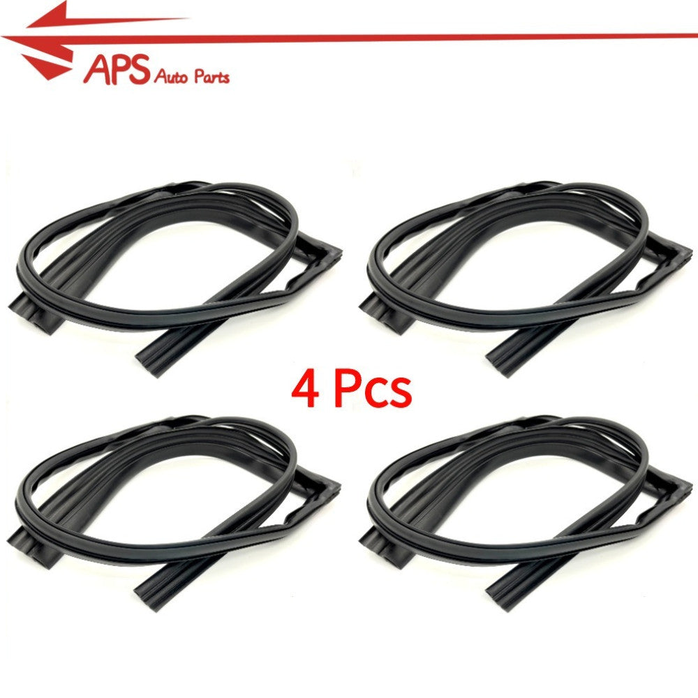 4-piece weather window seal for 2007-2011 for Honda CR-V door glass operating passageway