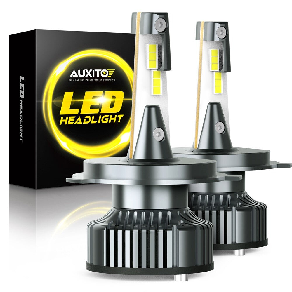 2nd Generation AUXITO 9003 H4 LED Whitening Lamp for Seniors 6500K 8000LM (Parrot Gold)