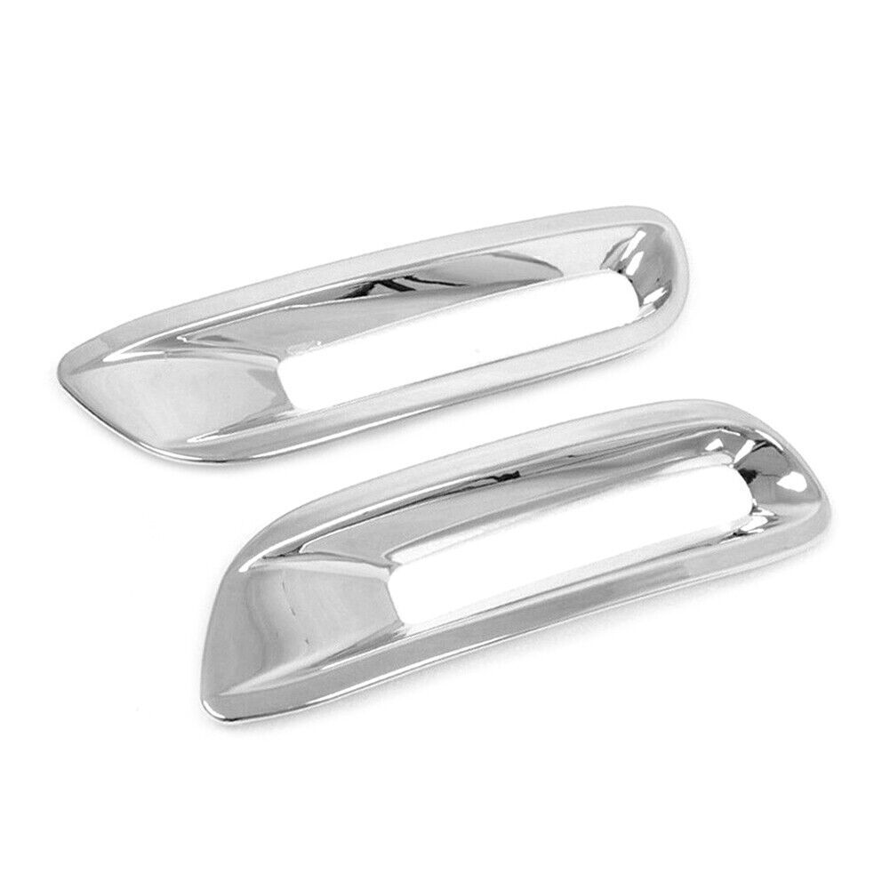2PCS Chrome Rear Fog Light Lamp Cover Trim Fit for Toyota Highlander 2011 2012 2013