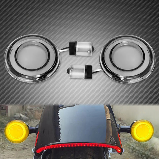 Smoke 1156 Bullet Tracer LED Rear Turn Signal Fit for Harley Sportster Softail