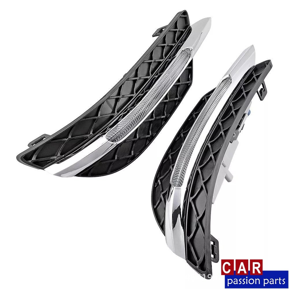 LED DRL daytime running fog lights are suitable for Mercedes-Benz W204, C250, C300, and C350. (2011-13-)