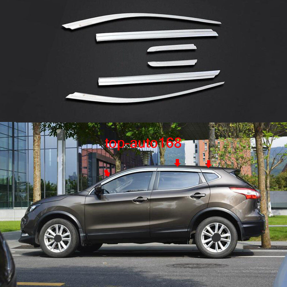 for Nissan Rogue Sport 2017-2022 silver Window Visor Vent Sun Shade Rain Guard