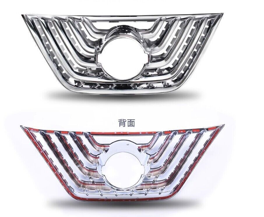 for Nissan Murano 2015-18 Chrome Front Bumper Center Grille Grill Mesh Trim 1PCS