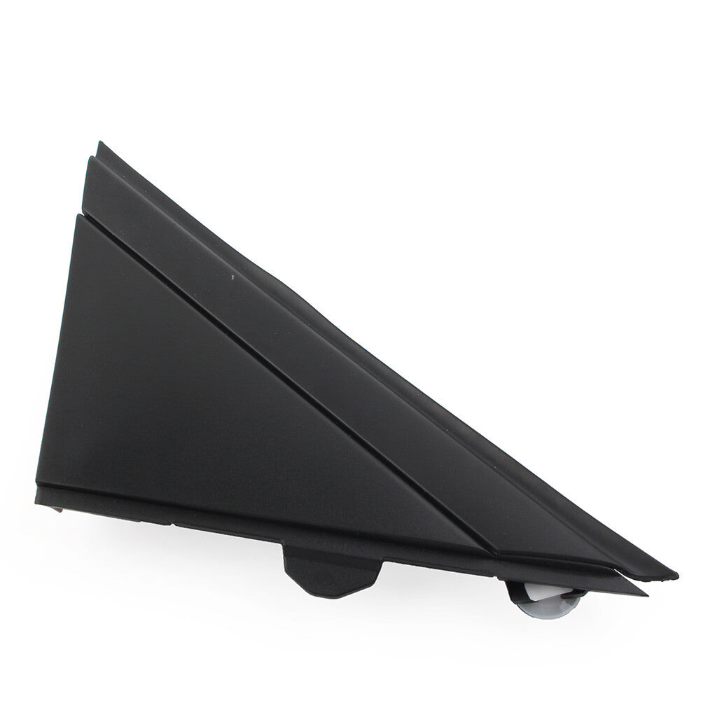 for Fiat 500 2012-19 1SJ85KX7AA Matte Black Car Door Mirror Flag Cover Molding