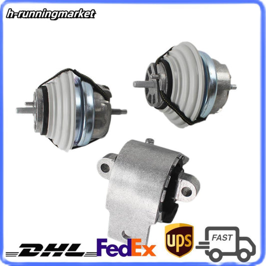 3x Mount for Jaguar XF XJ 2009-2013 Engine Motor LH+RH Trans Mount C2P17845