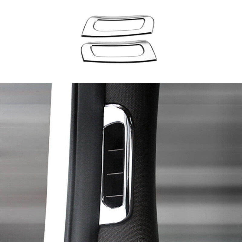 Chrome ABS A Pillar Air Outlet Vent Cover Trim for Jeep Grand Cherokee 2011-2020