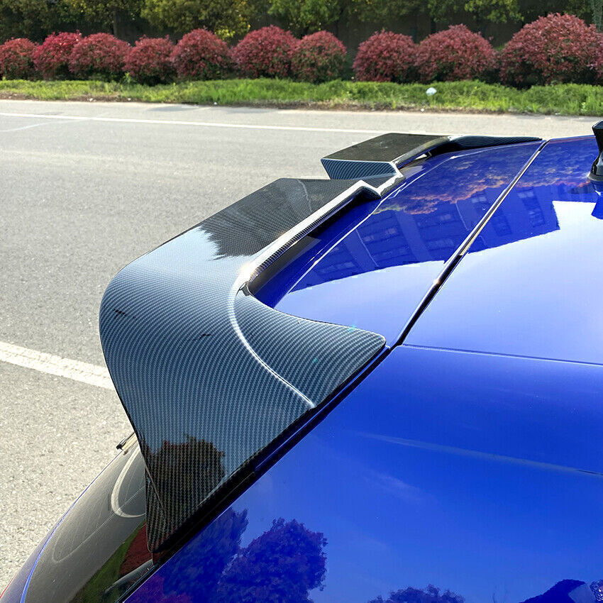Carbon Fiber ABS Rear Roof Spoiler Window Wing for VW for Golf 8 MK8 2020-2021