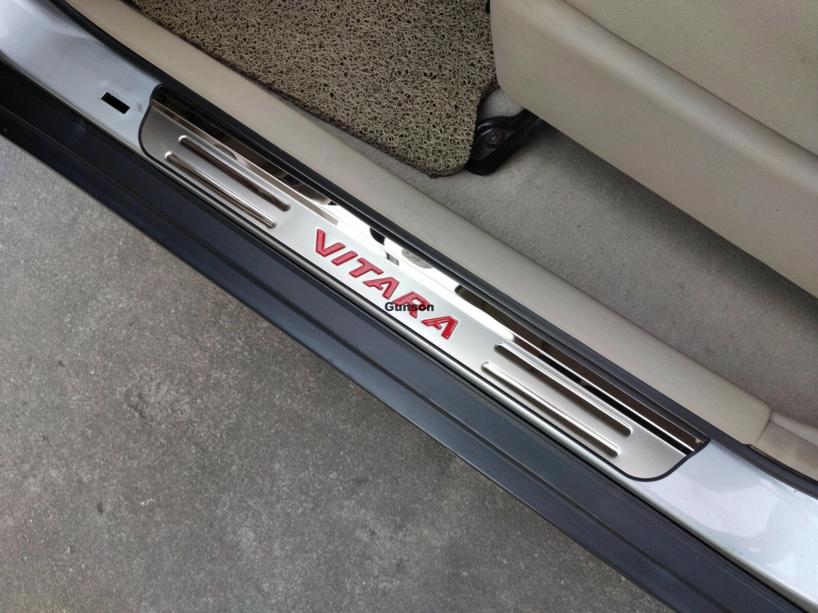 For 2024 for Suzuki Vitara Car Accessories Door Sill Protector Scuff Plate Parts