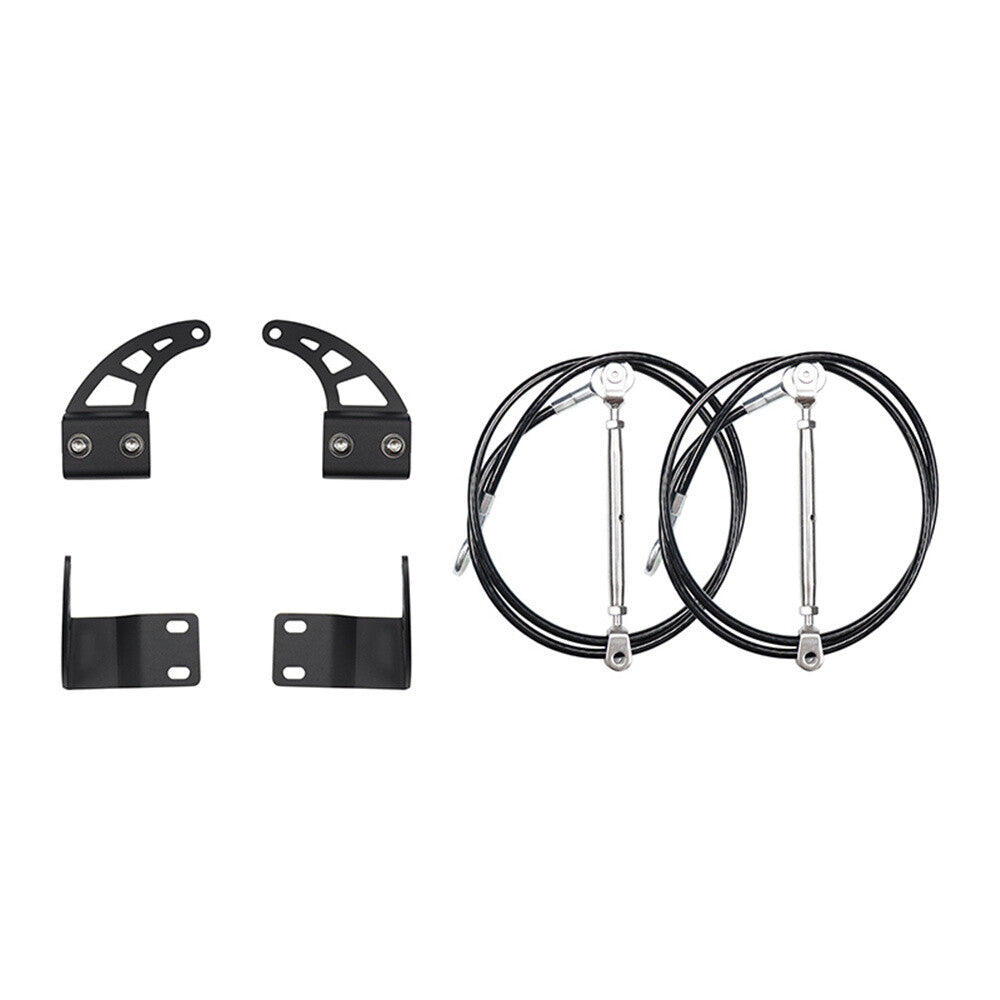 Metal Black Front Branch Branching Line Trim for Suzuki for Jimny JB64 JB74 2019-23