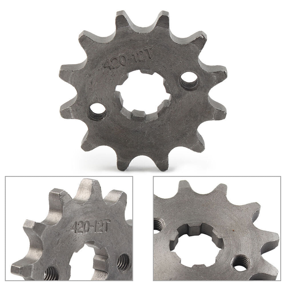 420-12T 17mm Vorderkettenrad f¨¹r 50cc 70cc 90cc 110cc 125cc Pit Dirt Bike