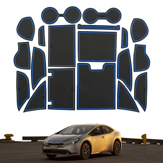 Gate Slot Mat for Toyota Prius 2023 Car Anti-Slip Pads Interior Accessories BLUE