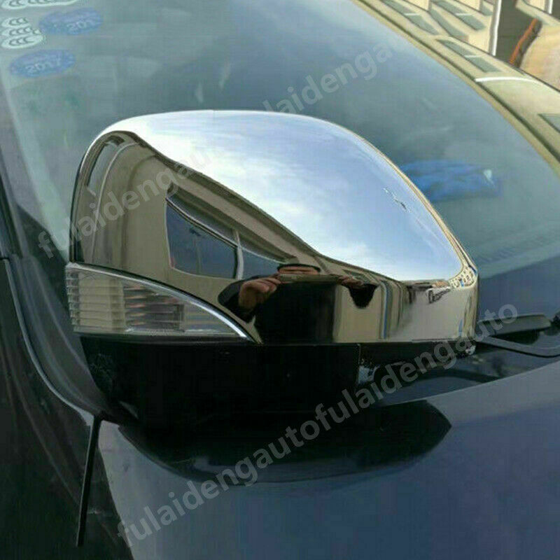 for Nissan Armada Patrol Y62 2017-19 Chrome Side Door Rearview Mirror Cover Trim