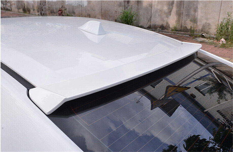 for Honda for Civic Sedan 2016-2021 White Car Rear Roof Spoiler Tail Wing Bar Cover