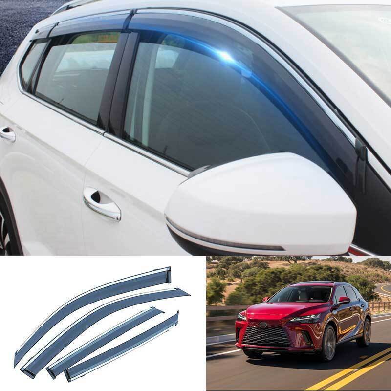 for Lexus NX 250 350/h 450h 2022-24 Black ABS Window Visor Shade Sun Rain Guard