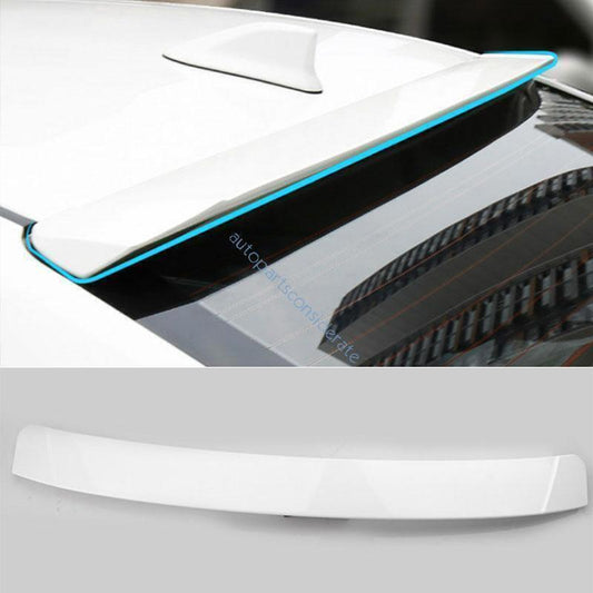 for Toyota for Corolla 14-2016 Pearly White Roof Trunk Spoiler Wing Flap Bar Trim 1X