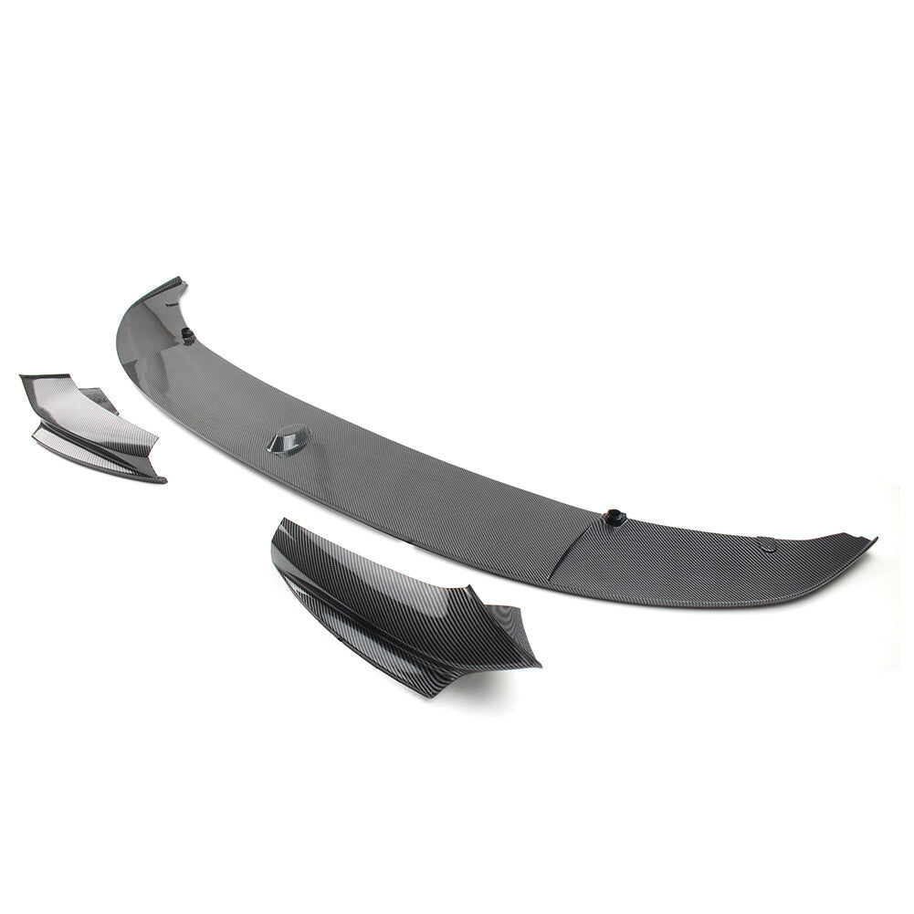 Front Bumper Spoiler Lip for BMW 5 Series F10 M Sport 2011-2016 Carbon Fiber cl