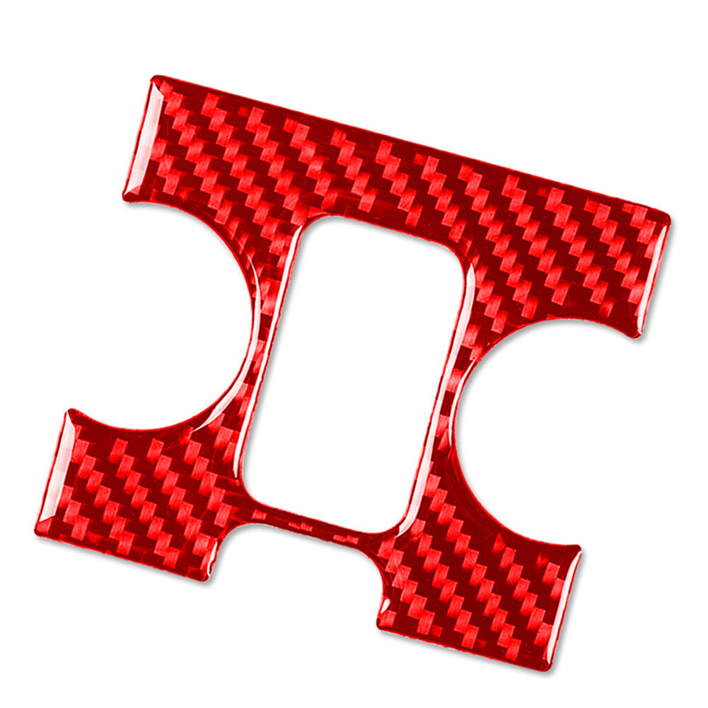 Hazard Light Button Cover Trim for Honda S2000 2004-2009 Carbon Fiber Red Car